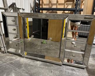 Z Gallerie Mirrord Buffet VERY HEAVY 