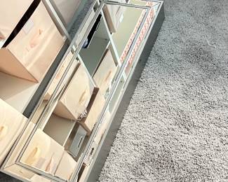 4ft tall mirrored jewelry box. Heavy. 