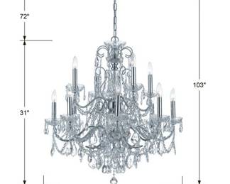 Crystorama Chandeliers New In Box 
