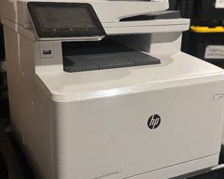 More than ten printers monitors and PCs