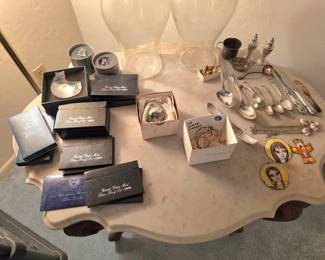 Silver Coins / Lalique / Antique Christmas / Silver