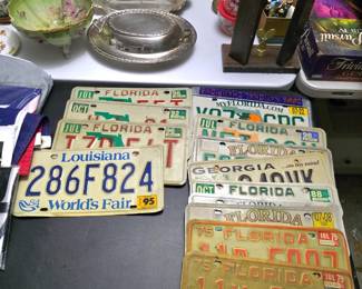Vintage License Plates