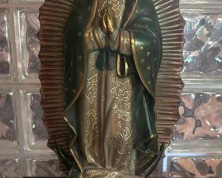 ar Our Lady of Guadalupe statue