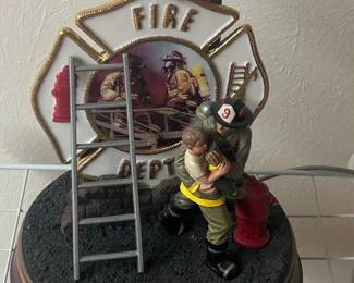 ff Firefighter Statue