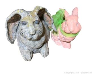 Ceramic Bunny Lot