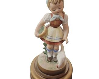 Schmid Bisque Ceramic Music Box