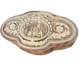 Handcrafted Stone Jewelry Box
