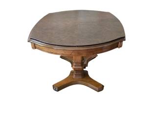 Vintage Stanley Furniture Double Pedestal Dining Table