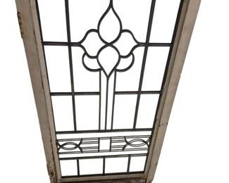 Antique Beveled Mirrored Window