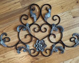 Scroll Metal Wall Decor