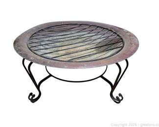 Fire Pit Bowl with Grate