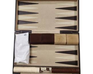 Vintage Backgammon Briefcase