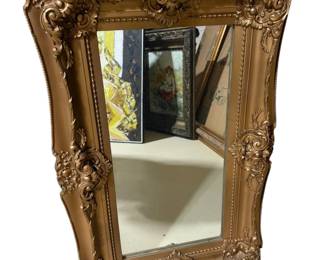 Ornate Gold Framed Mirror