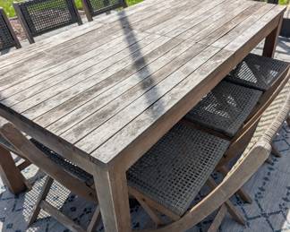 Outdoor table and chairs