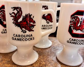 Collector gamecock mugs