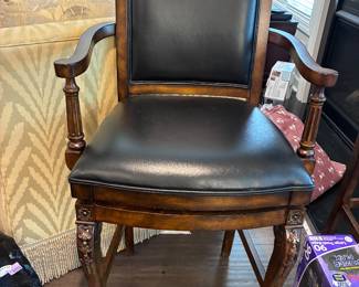 Pair of swivel bar stools
