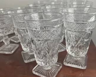 Imperial Glass Company Goblets in Cape Cod Pattern