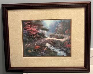 Thomas Kimkade framed art