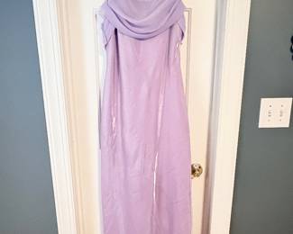 Prom dress/ formal gown with wrap
