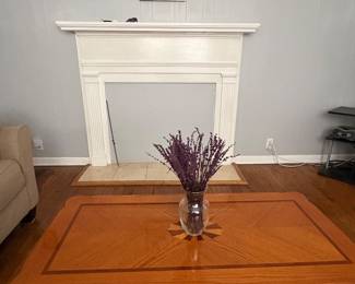 Coffee table & two end table set with inlay design