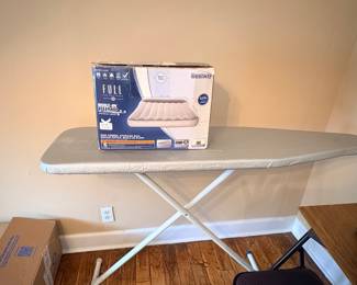 Blow up mattress ironing board