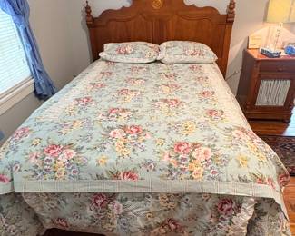 Antique Full size bed with frame and headboard