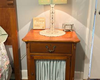 Antique wooden night stand
