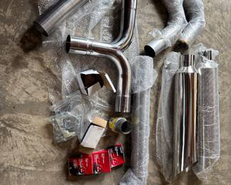 Dual diesel exhaust stack install kit