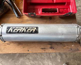 Kerker aluminum slip-on motorcycle exhaust muffler
