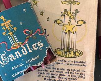 traditional Swedish angel chime candle carousel