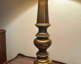 vintage Stiffel brass table lamp