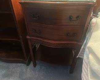 antique Wabash mahogany nightstand