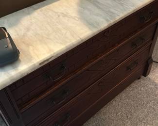 antique Victorian Eastlake chest of drawers