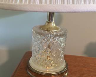 vintage Hollywood Regency-style table lamp
