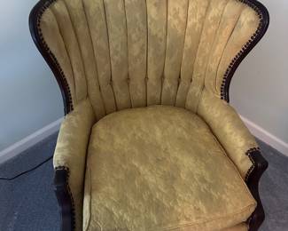 vintage wingback chair