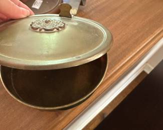 vintage Peerage brass "silent butler" or crumb catcher