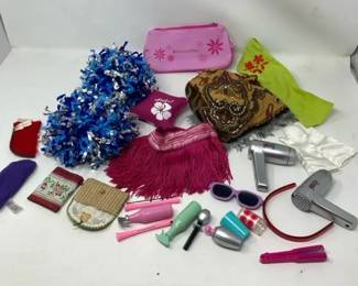Assorted Lot of American Girl and Other 18Inch Doll Acessories
