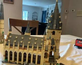 Lot of 2 Partially Complete Harry Potter LEGO Sets w Six Mini Figures, No Boxes Instruction Manuals