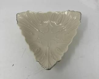 Vintage Lenox Porcelain Special Triad Leaf Shaped Candy or Trinket Dish
