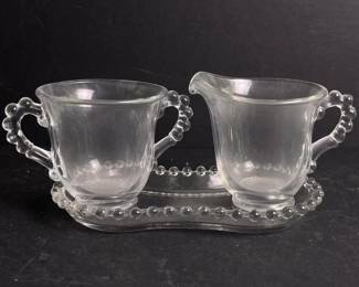 113 vintageimperialglasscandlewickcream