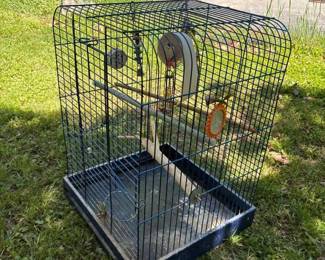 206 bluemetalbirdcagewithaccessories