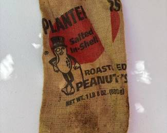 141 vintageplanterspeanutsburlapsack