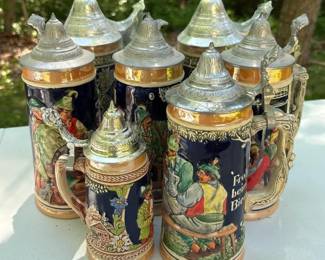 041 setofsevengermanreliefbeersteinsw