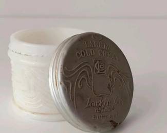 158 antiquelarkincoldcreamjar