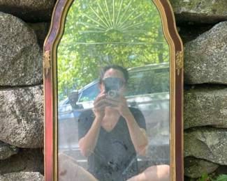 016 antiqueornatewallmirrorwithetcheds