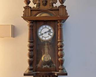 187 antiquegermanregulatorwallclockwith