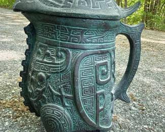 168 decorativebronzelookchinesetaotieve