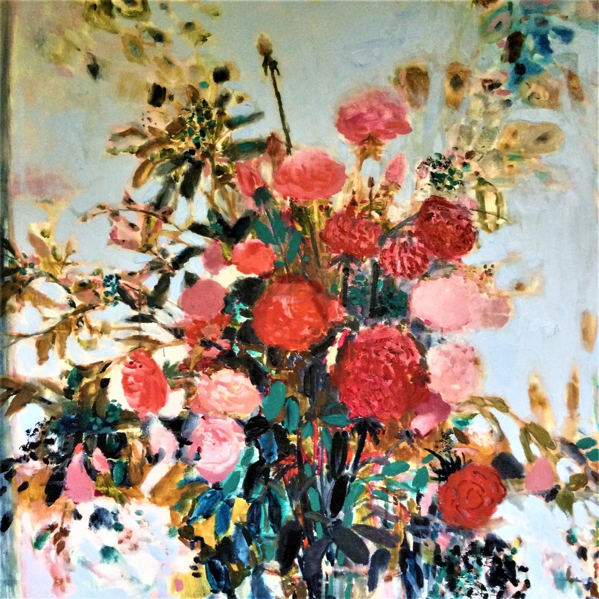  Original French Modernist  Oil by Micheal Henery (1928-2016)
