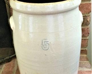 Vintage #5 8 Gallon Crock