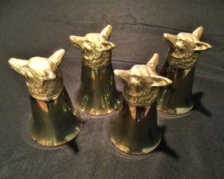 VintagePewter Fox Stirrup Cup